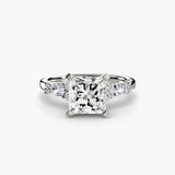 BW James Jewelers setting The Floral Accent Solitaire