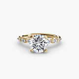 BW James Jewelers setting The Floral Accent Solitaire