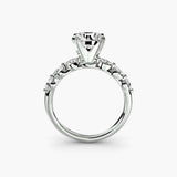 BW James Jewelers setting The Floral Accent Solitaire
