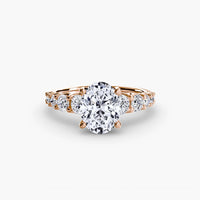 BW James Jewelers setting The Graduated Accent Ring