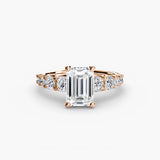 BW James Jewelers setting The Graduated Accent Ring
