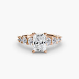 BW James Jewelers setting The Graduated Accent Ring