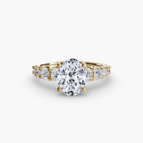 BW James Jewelers setting The Graduated Accent Ring