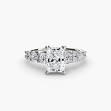 BW James Jewelers setting The Graduated Accent Ring