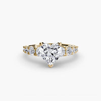 BW James Jewelers setting The Graduated Accent Ring