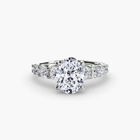 BW James Jewelers setting The Graduated Accent Ring