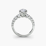 BW James Jewelers setting The Graduated Accent Ring