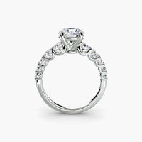 BW James Jewelers setting The Graduated Accent Ring