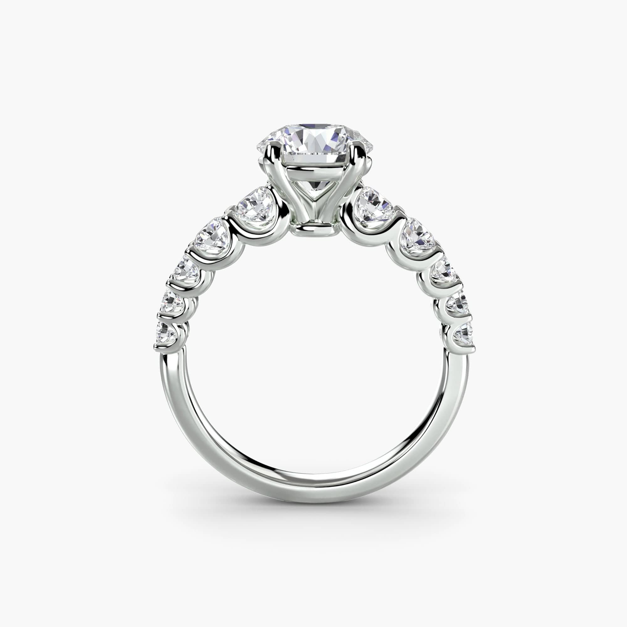 BW James Jewelers setting The Graduated Accent Ring