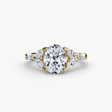 BW James Jewelers setting The Shoulder Cluster Ring