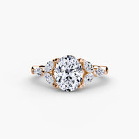 BW James Jewelers setting The Shoulder Cluster Ring