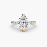 BW James Jewelers setting The Tiered Accent Ring