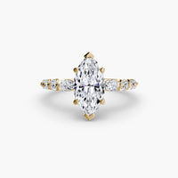 BW James Jewelers setting The Tiered Accent Ring