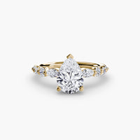 BW James Jewelers setting The Tiered Accent Ring