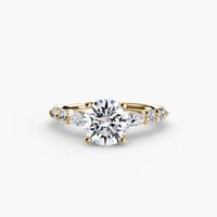 BW James Jewelers setting The Tiered Accent Ring