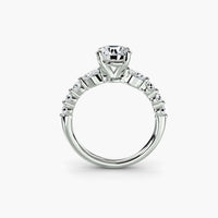 BW James Jewelers setting The Tiered Accent Ring