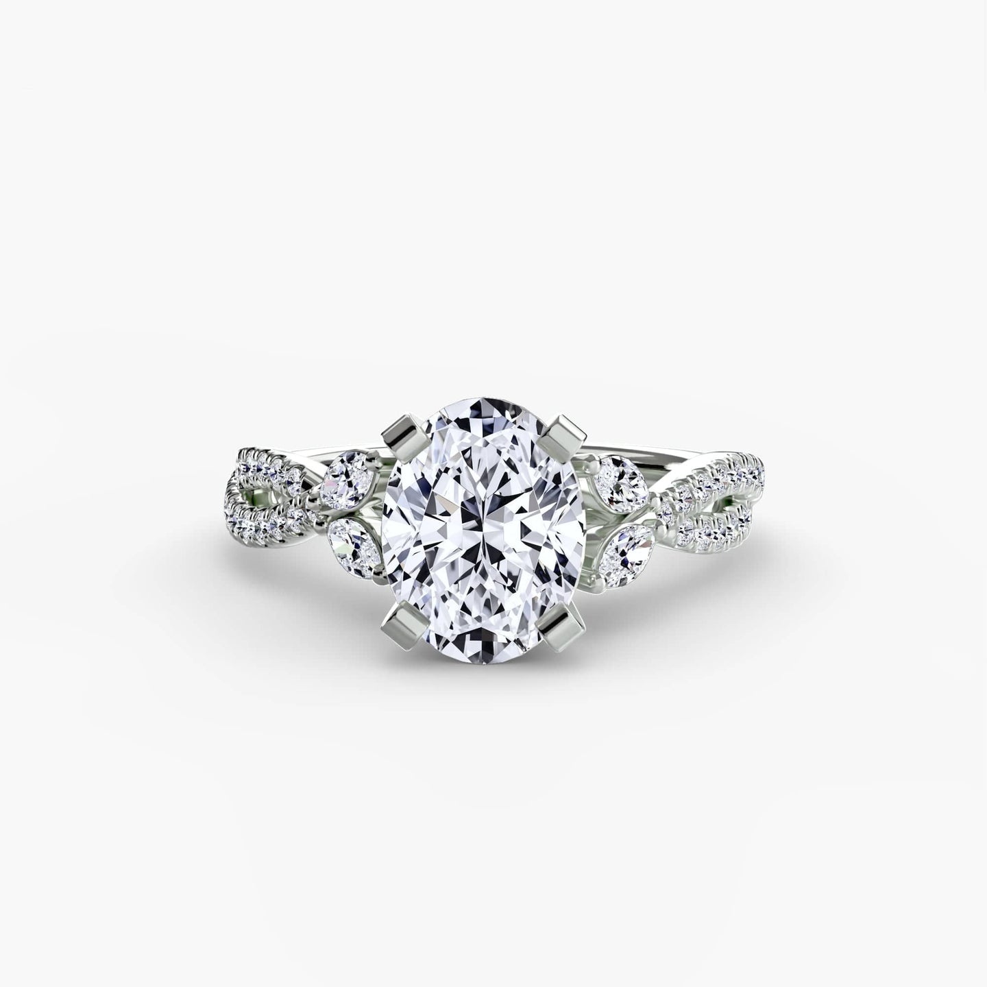 BW James Jewelers setting The Twist Pavé Ring