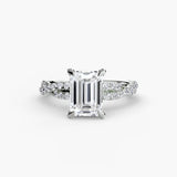 BW James Jewelers setting The Twisted Pavé Solitaire