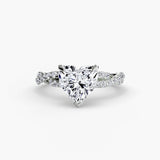 BW James Jewelers setting The Twisted Pavé Solitaire