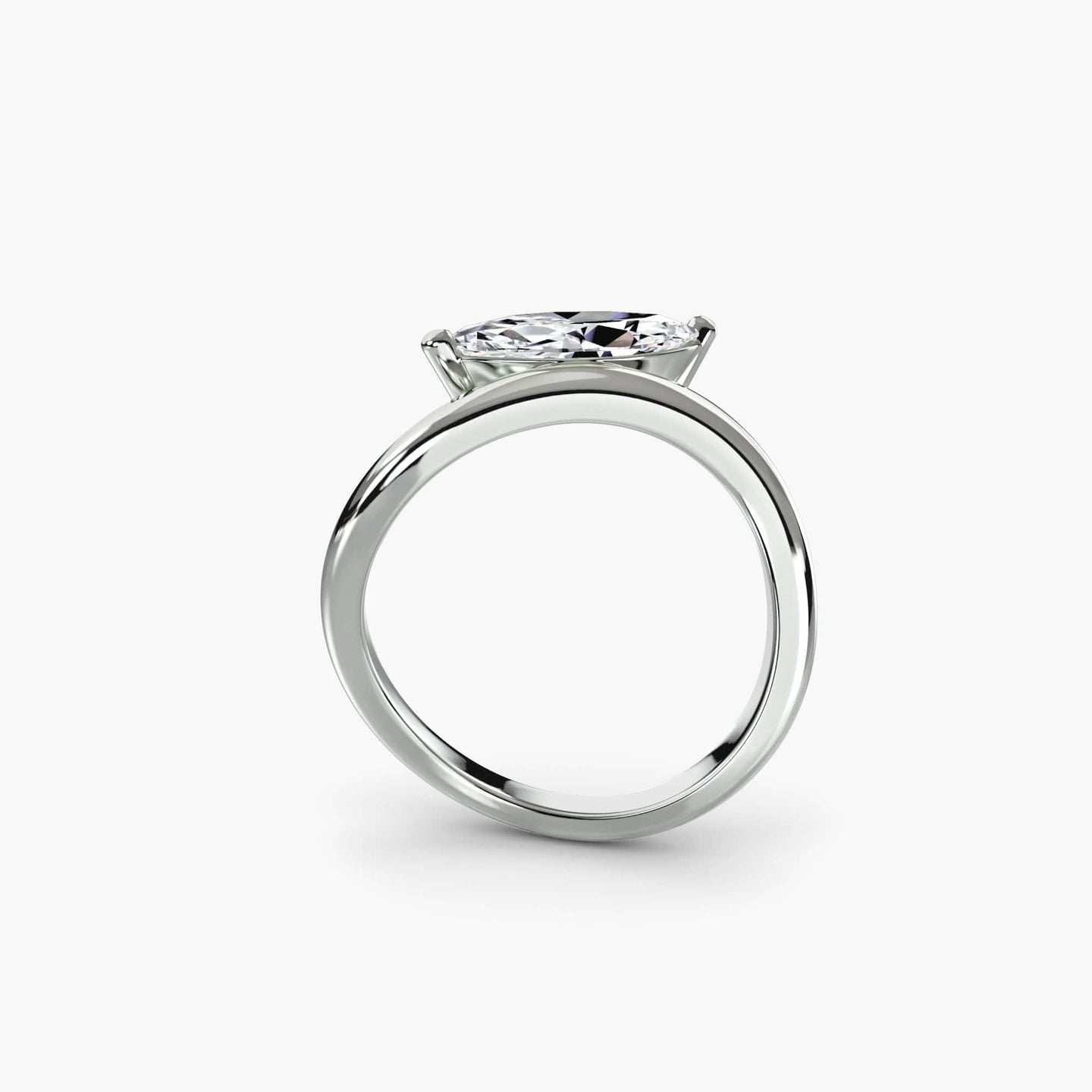 BW James Jewelers setting The Wave Ring