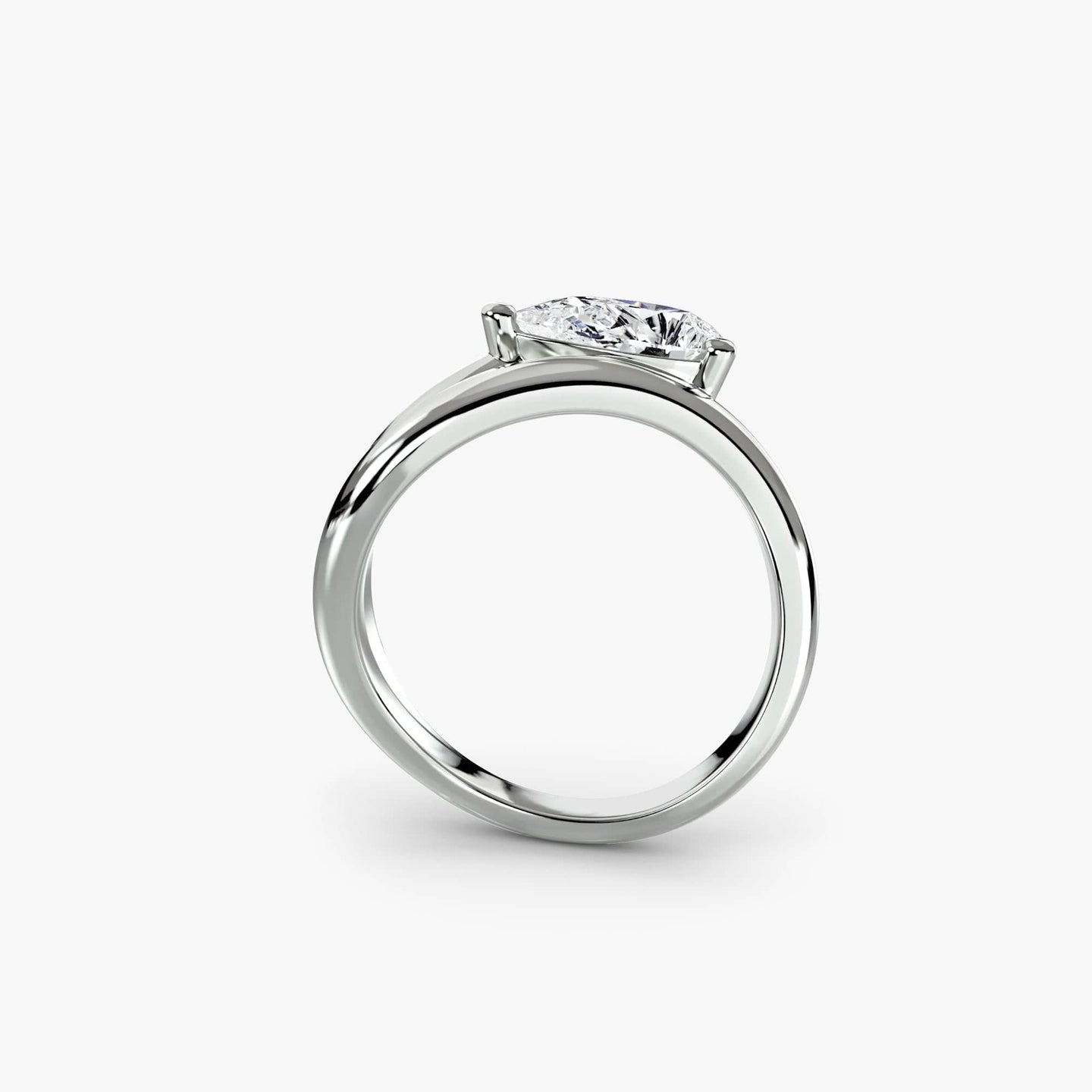 BW James Jewelers setting The Wave Ring 2