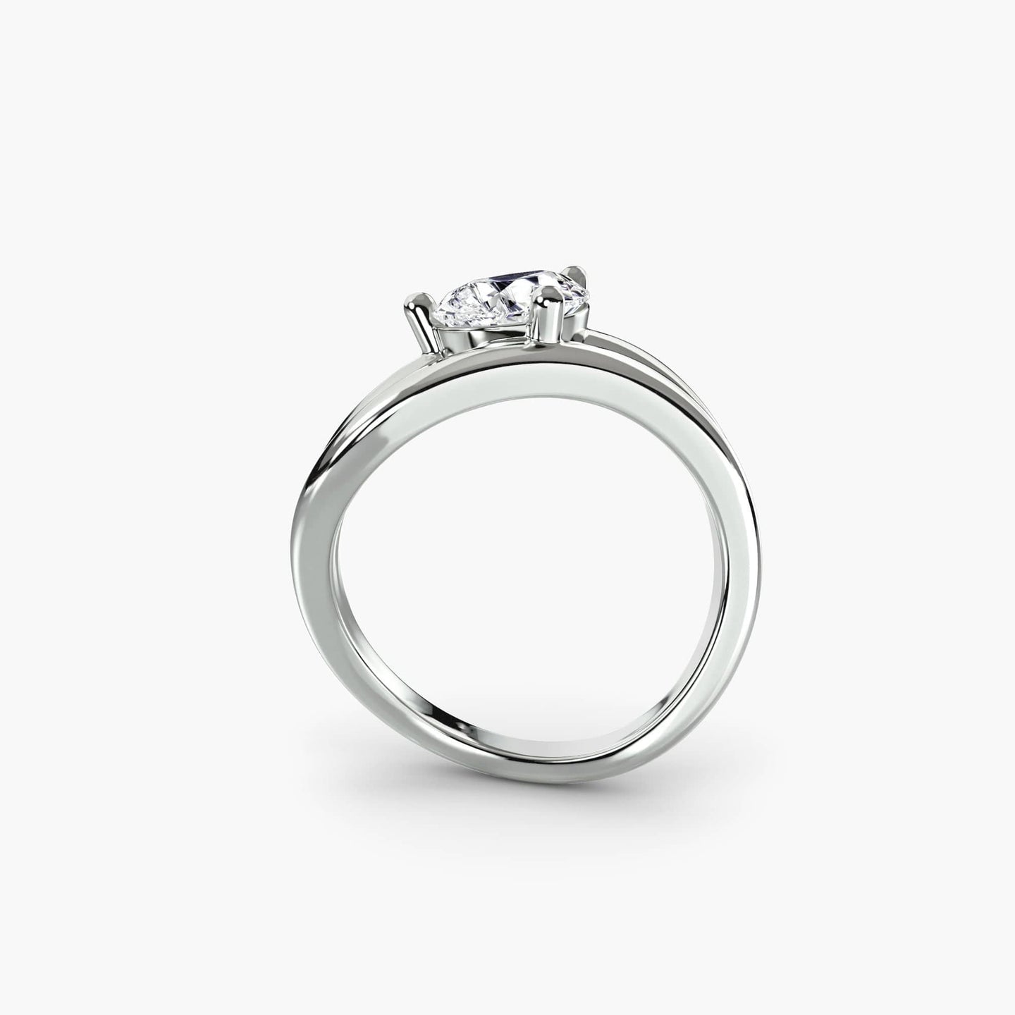 BW James Jewelers setting The Wave Ring 3