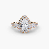 BW James Jewelers setting Three-Stone Ring with Halo 2