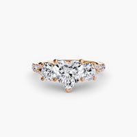 BW James Jewelers setting Three-Stone with Pavé Band 3