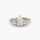 BW James Jewelers setting Three-Stone with Pavé Band 3