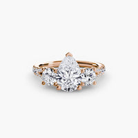 BW James Jewelers setting Three-Stone with Pavé Band 3