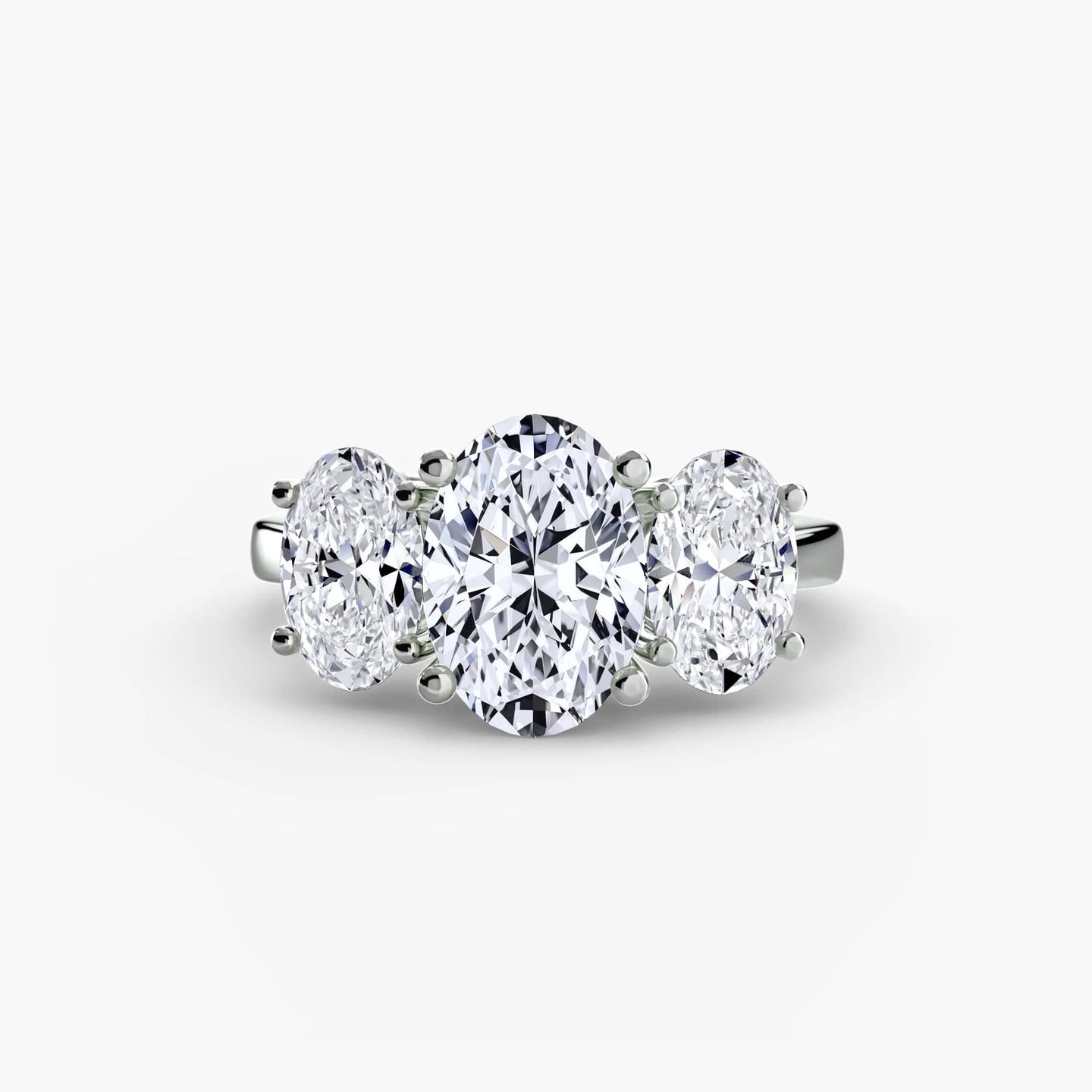 BW James Jewelers setting Trilogy Oval