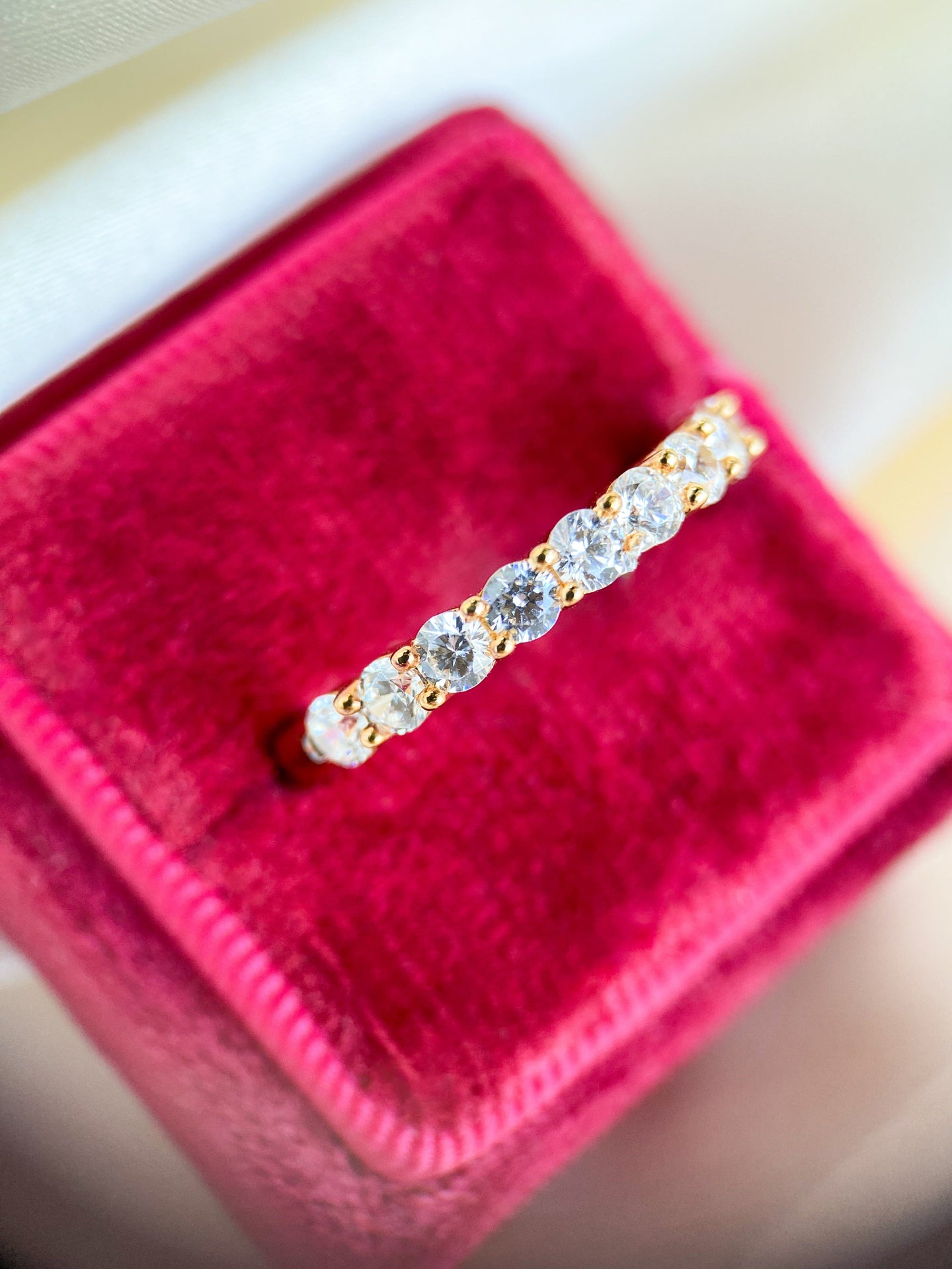 BW James Jewelers Shared Double Prong Diamond Wedding Band (L)