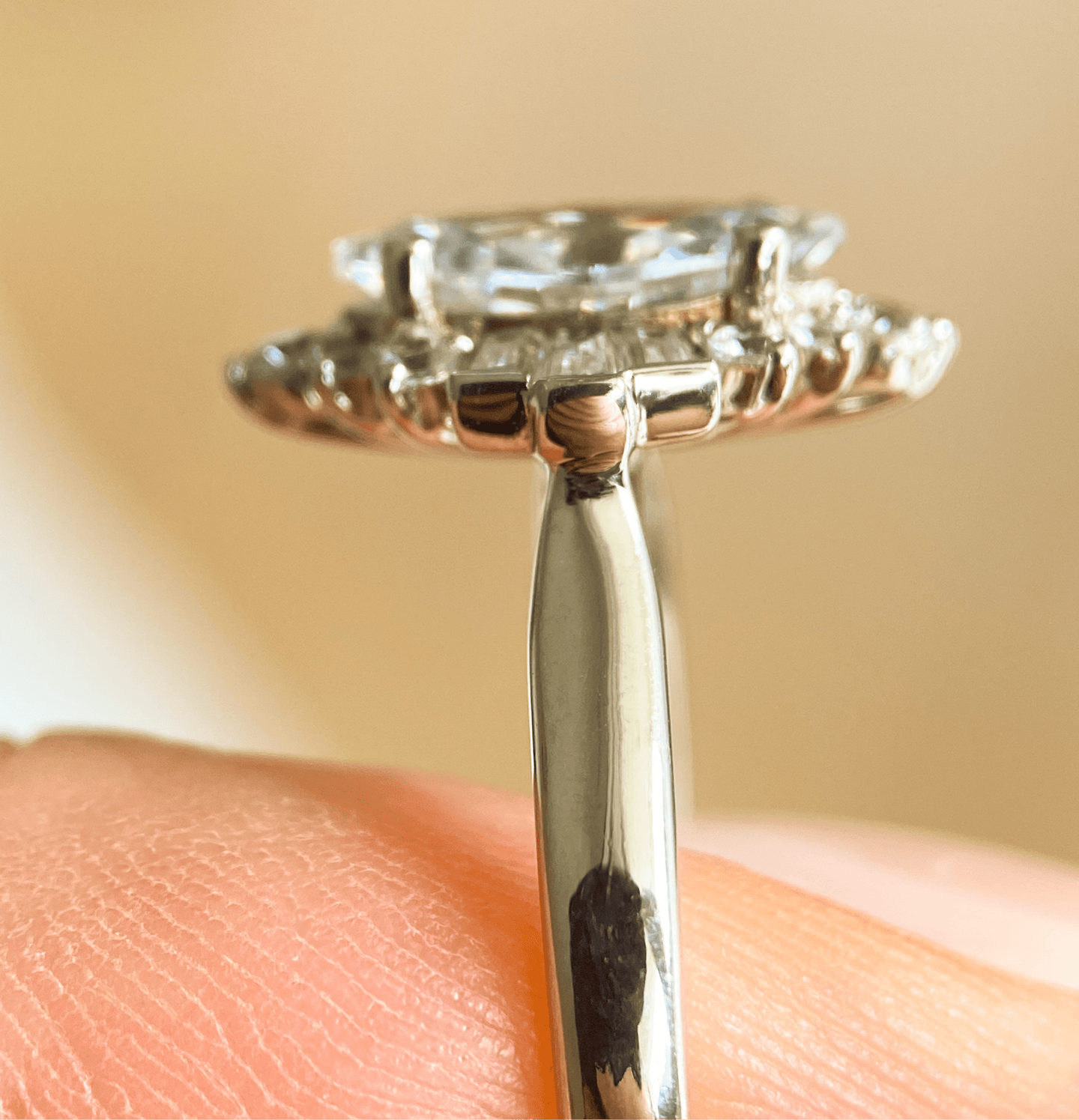 BW James Jewelers Signature Ballerina Halo
