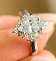 BW James Jewelers Signature Ballerina Halo