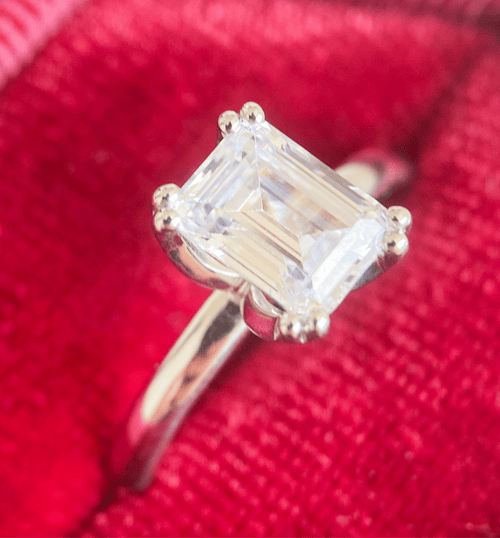 Signature Basket Solitaire - Lab Diamond Engagement Rings