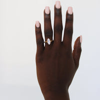 BW James Jewelers Signature Bezel Marquise Illusion with Oval Diamond