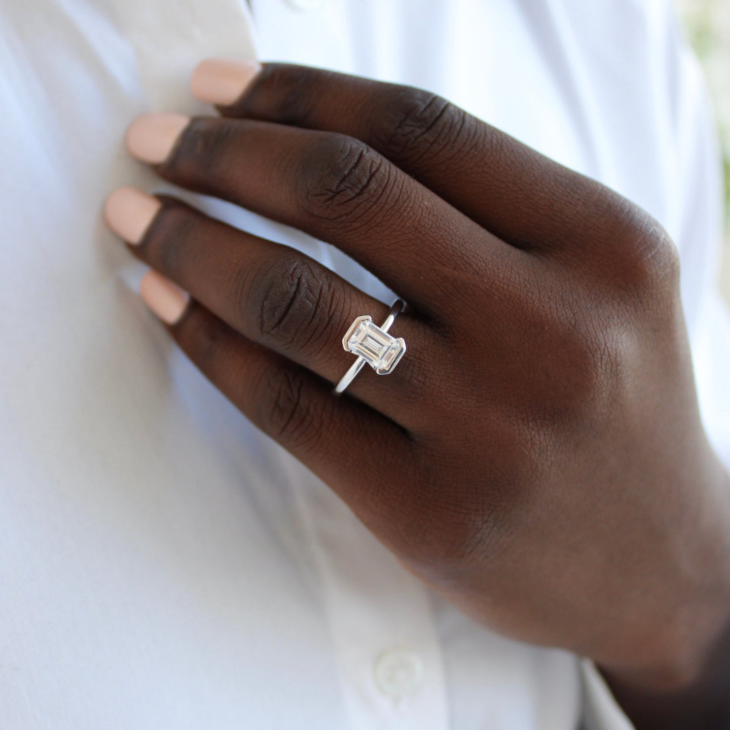 BW James Jewelers Signature Bezel Set Solitaire