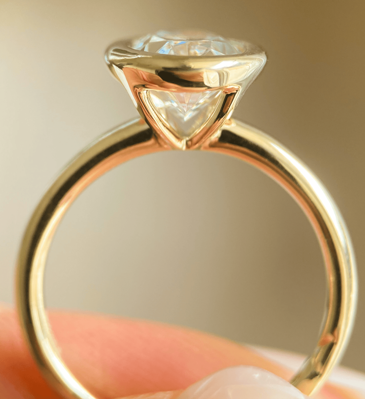 BW James Jewelers Signature Bezel Solitaire