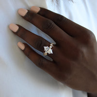 BW James Jewelers Signature Flower Hidden Halo