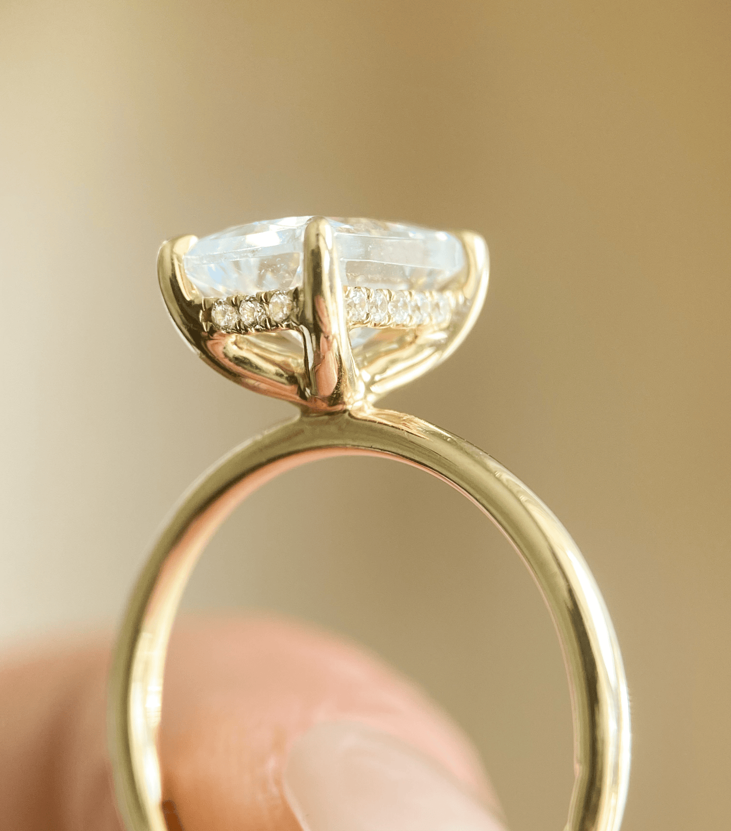 BW James Jewelers Signature Hidden Halo Solitaire