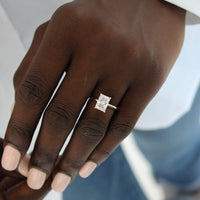 BW James Jewelers Signature Hidden Halo Solitaire