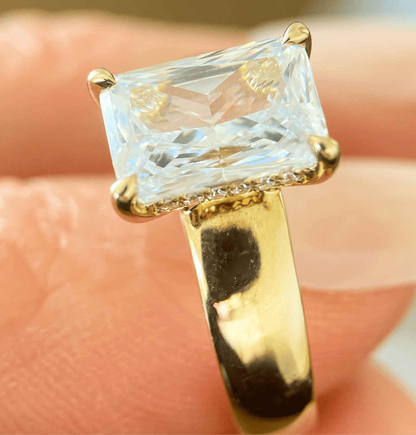 BW James Jewelers Signature Hidden Halo Wide Band