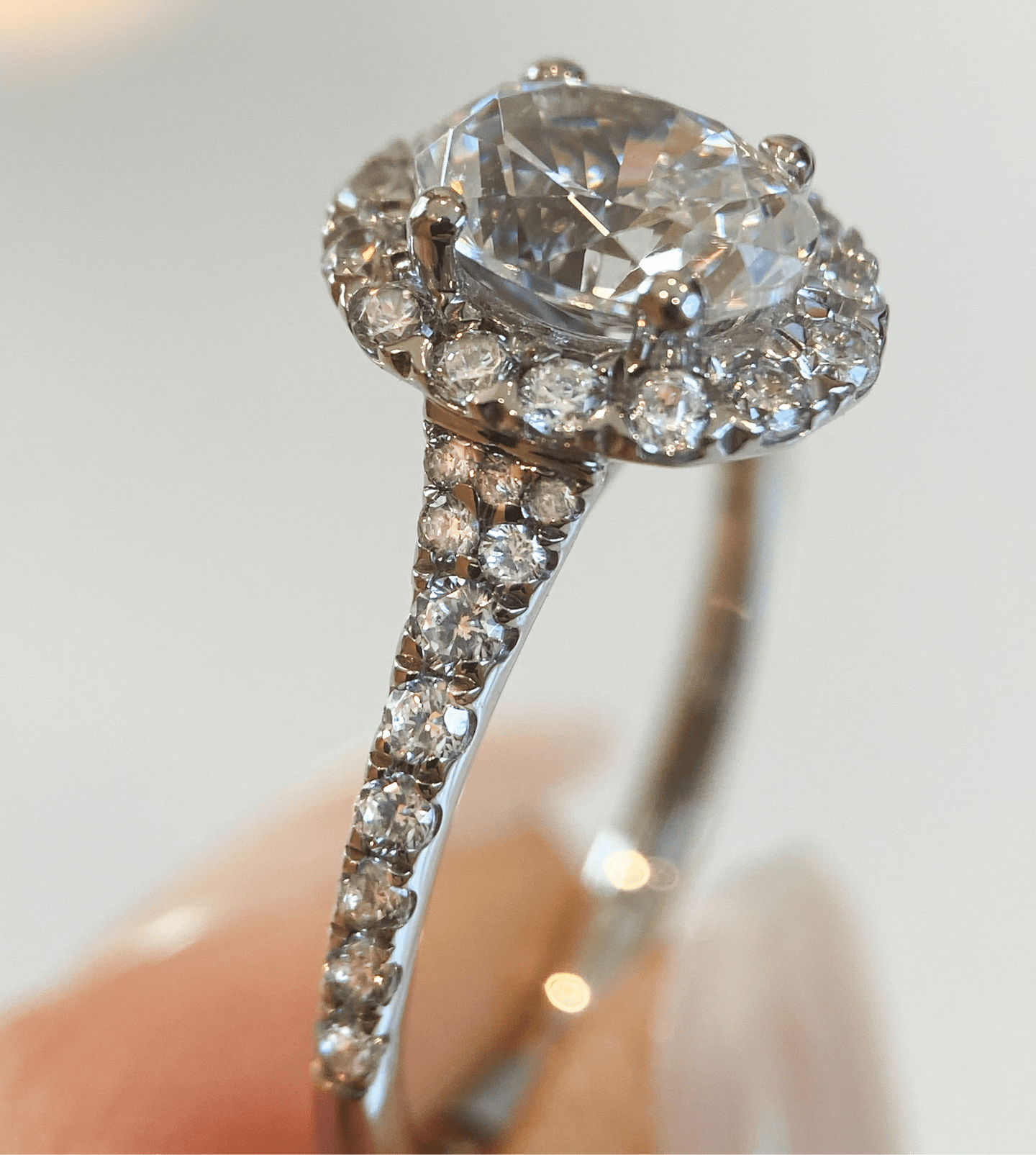 BW James Jewelers Signature Multi Row Halo