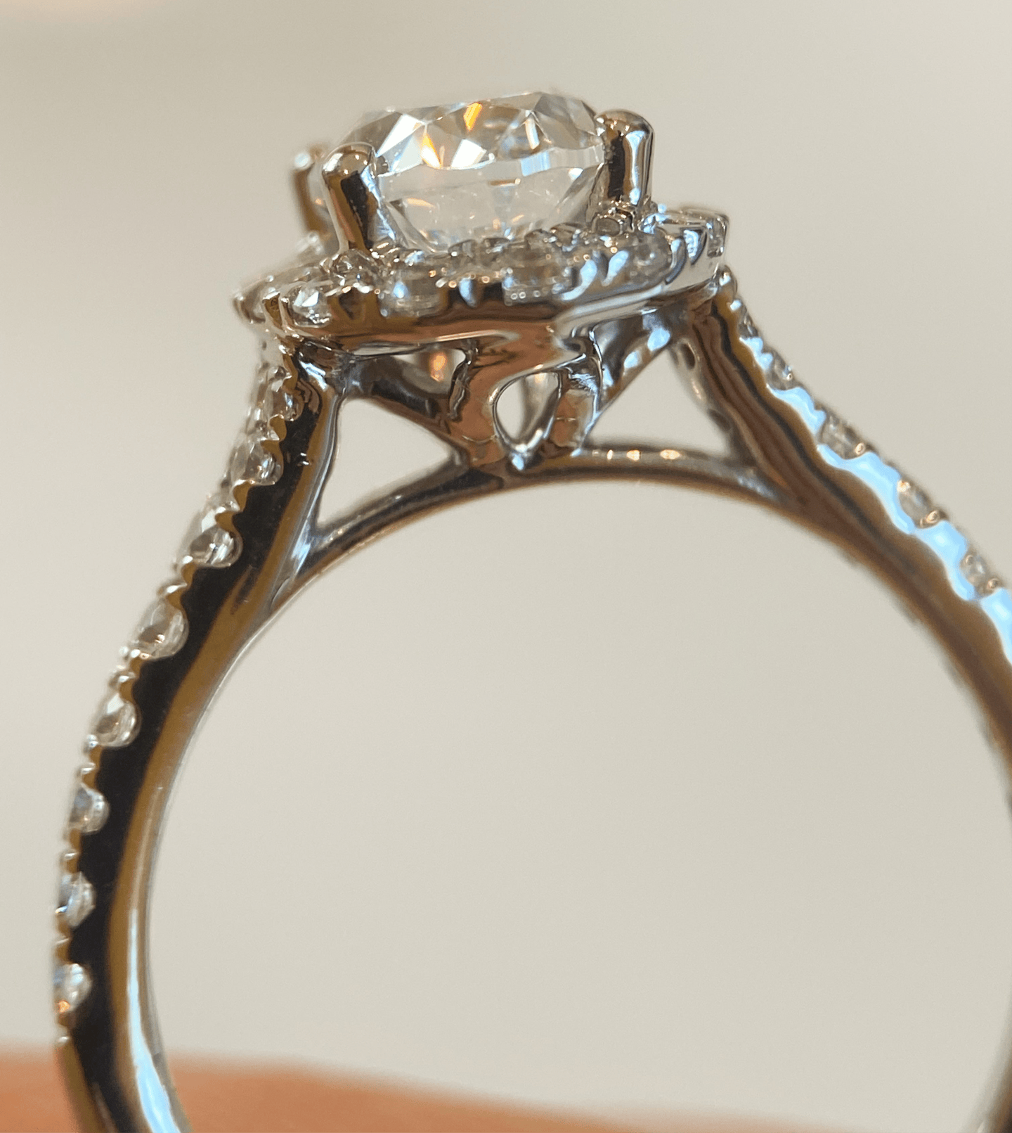 BW James Jewelers Signature Multi Row Halo