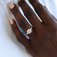 BW James Jewelers Signature Tapered Band with Baquettes