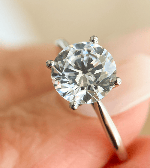 Signature Tapered Basket Solitaire - Lab Diamond Engagement Rings