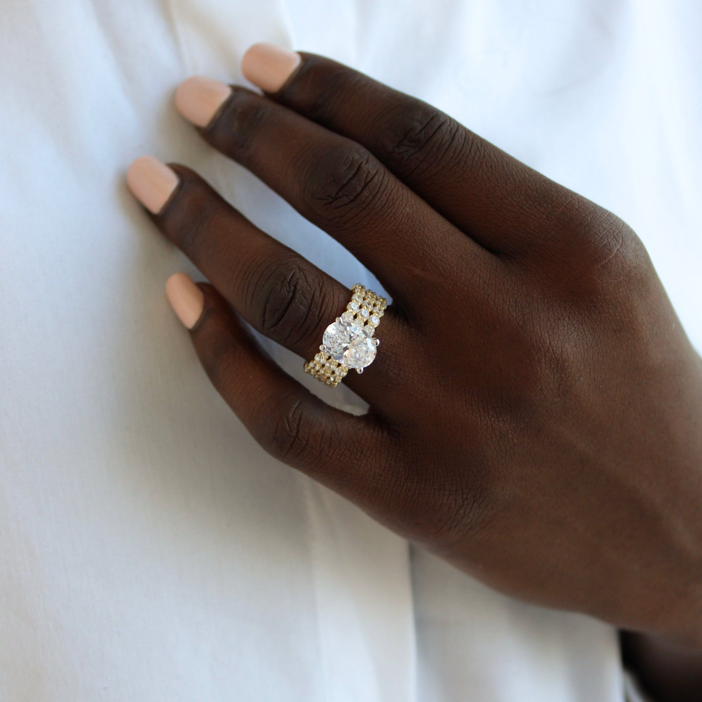 BW James Jewelers Signature Triple Diamond Band