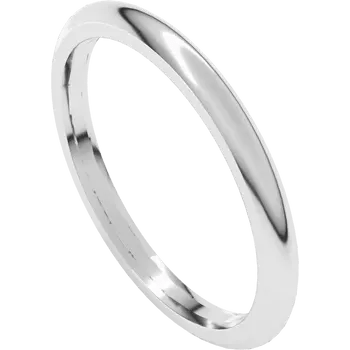 BW JAMES Wedding Band 2mm 10k Gold Wedding Band