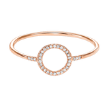 Gemsone Fashion Ring Open Circle Fashion Ring