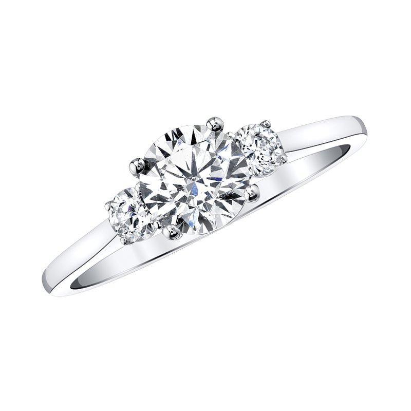 Love Story Engagement Ring Love Story Classic Three Stone Diamond Engagement Ring 1ctw